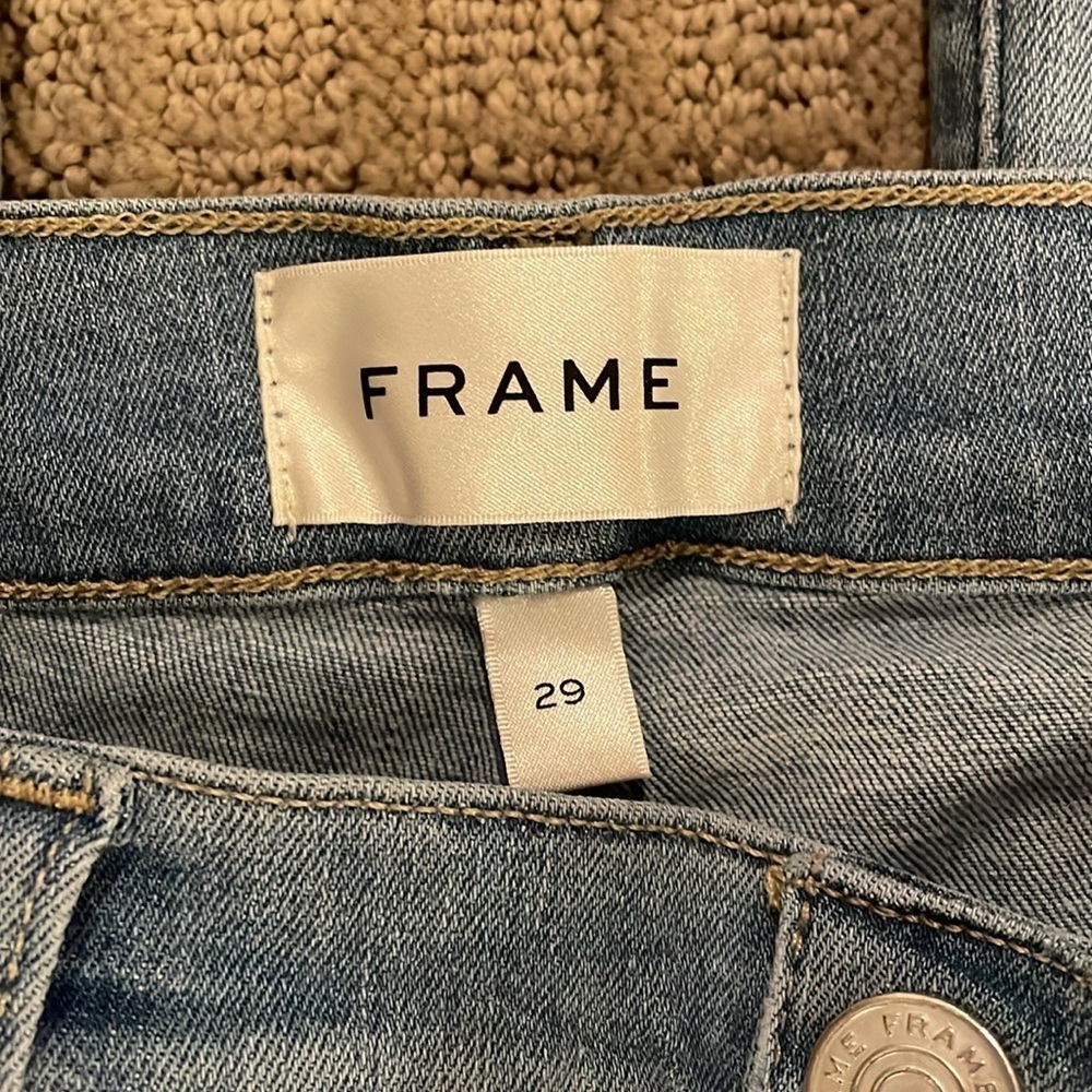 Frame Denim Women's Light Blue Flare Jeans - Picture 2 of 6